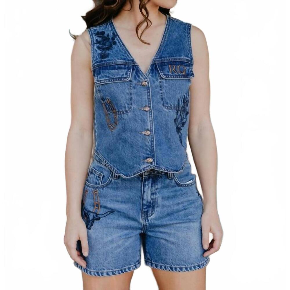 NEW RODEO QUINCY camarillo classic shorts in denim